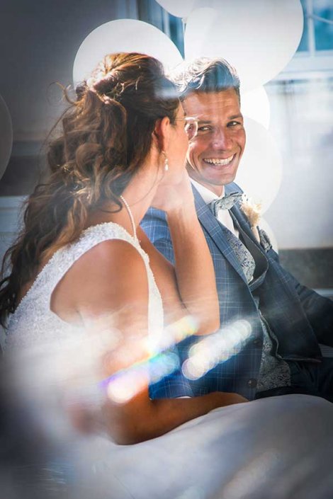 Miradas Novios en la ceremonia