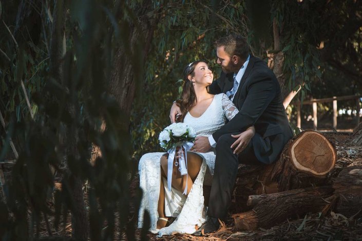 Novios miradas