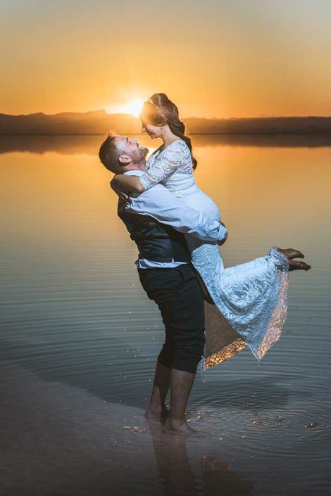 Fotos de Boda al atardecer