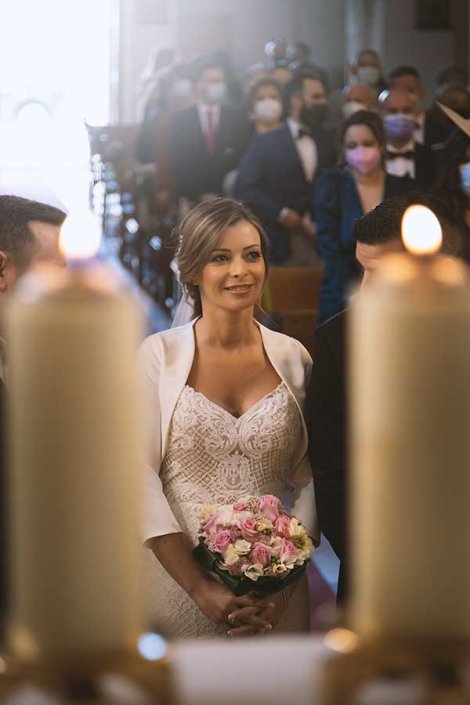 Novia en el altar