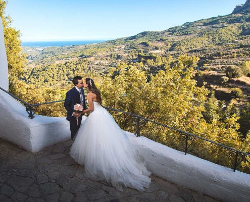 Sesión de fotos en Castillo de Guadalest