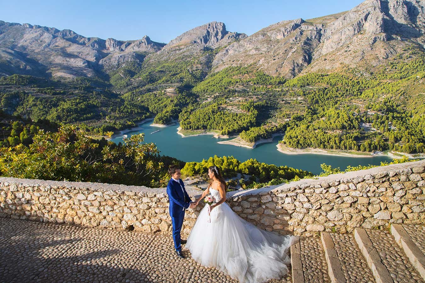 Novios en Guadalest