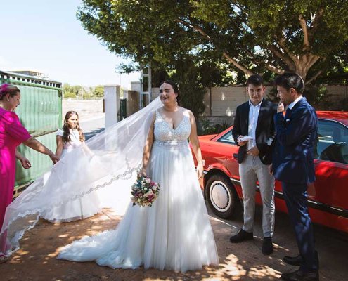 Vestido Novia al viento